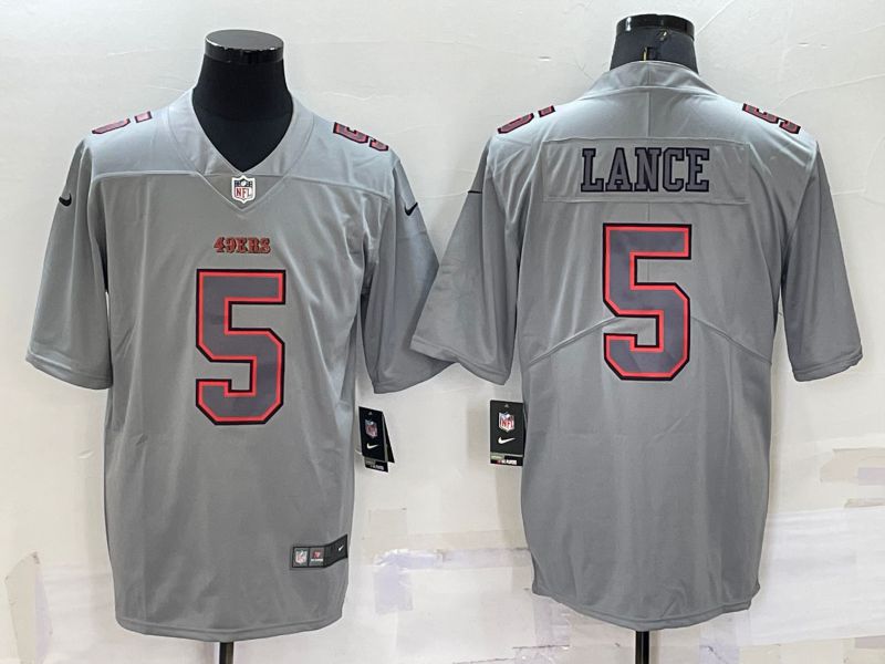 Men San Francisco 49ers 5 Lance Grey 2022 Nike Limited Vapor Untouchable NFL Jersey